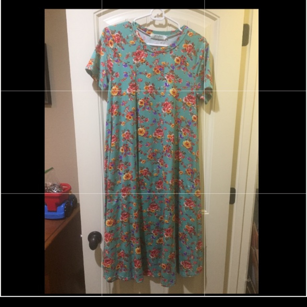 Floral knee length dress